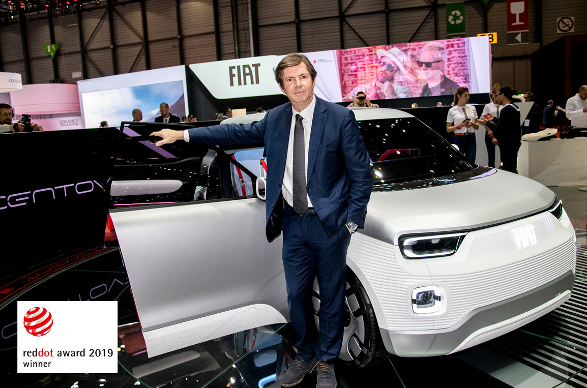 FIAT CONCEPT CENTOVENTI ОТРИМУЄ НАГОРОДУ «RED DOT AWARD 2019»